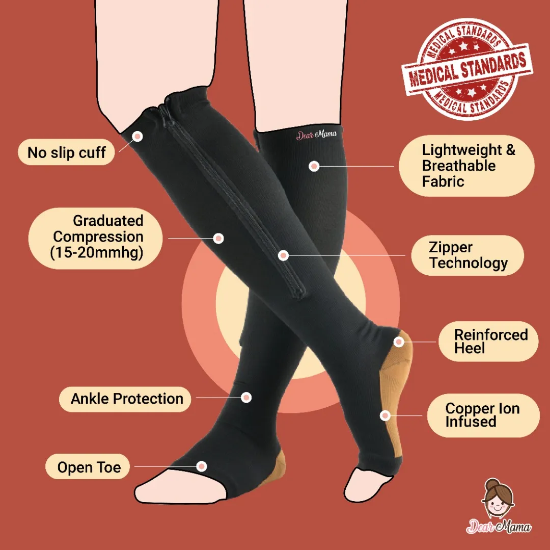 Copper Maternity Healing Socks