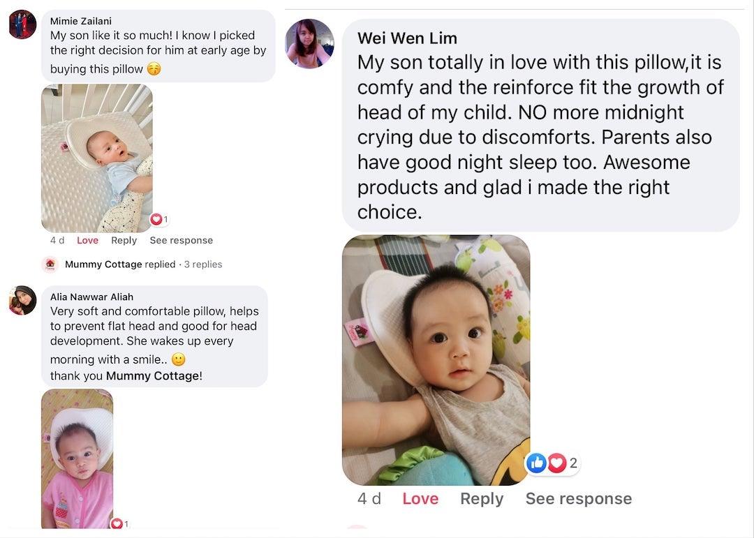 Anti flat head pillow clearance