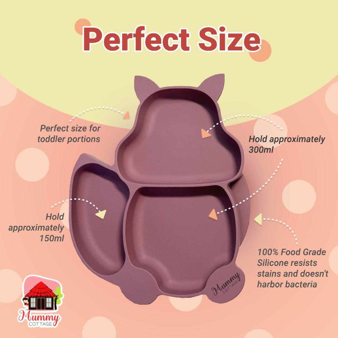 MummyCottage 4PC Silicone Feeding Set | BPA Free, 100% Food-Grade Silicone, Microwave Oven Safe - Mummy Cottage