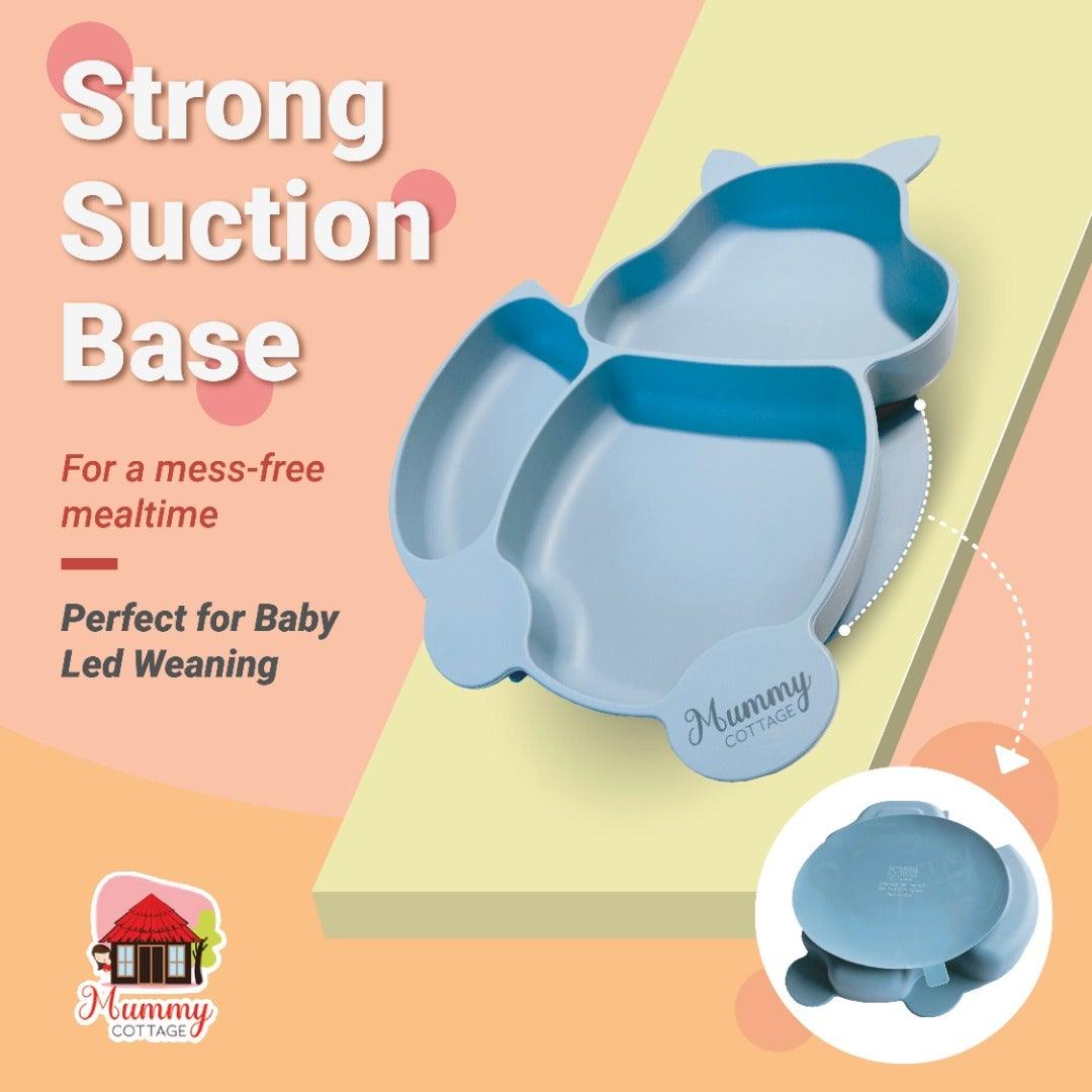 MummyCottage 4PC Silicone Feeding Set | BPA Free, 100% Food-Grade Silicone, Microwave Oven Safe - Mummy Cottage